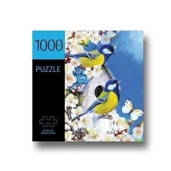 Giftcraft Dimensions Birds & Cherry Blossom 1000 traditional piece Jigsaw Puzzle - Picture 1 of 6